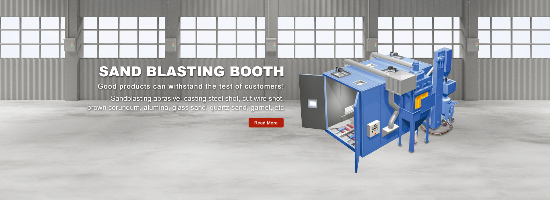 Mga Sand Blasting Booth