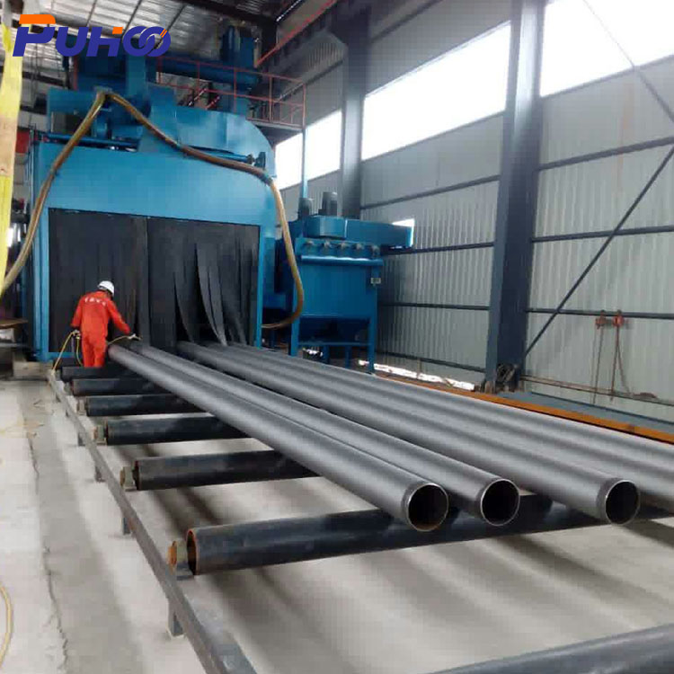 ODM Grit Blasting Steel Pipe at Tube Shot Casting Cleaning Machine