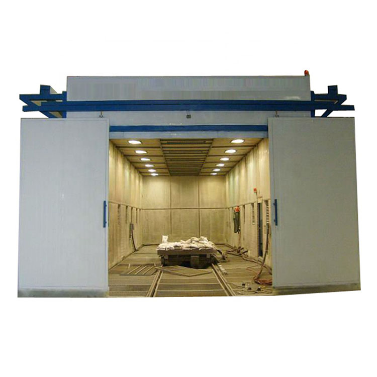 Sand Blasting Booth na may Abrasive Automatic Recovery System