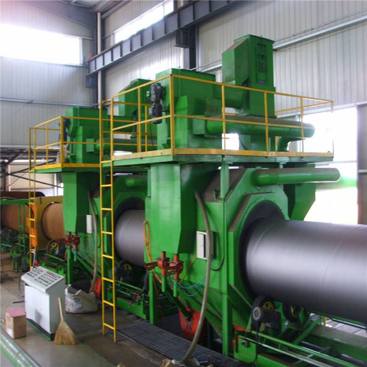 Steel Tube Rust Alisin Shot Blast Cleaning Machine